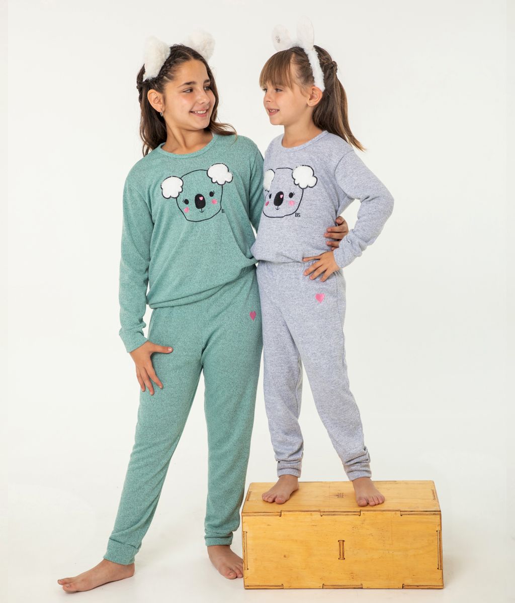 Pijama infantil KOALA Plus Size FW - Bianca Secreta