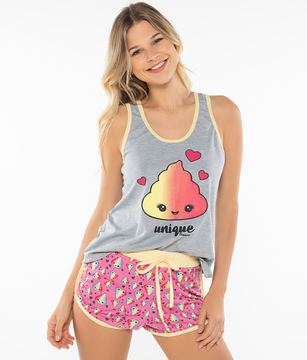 Pijama Emojie - Bianca Secreta
