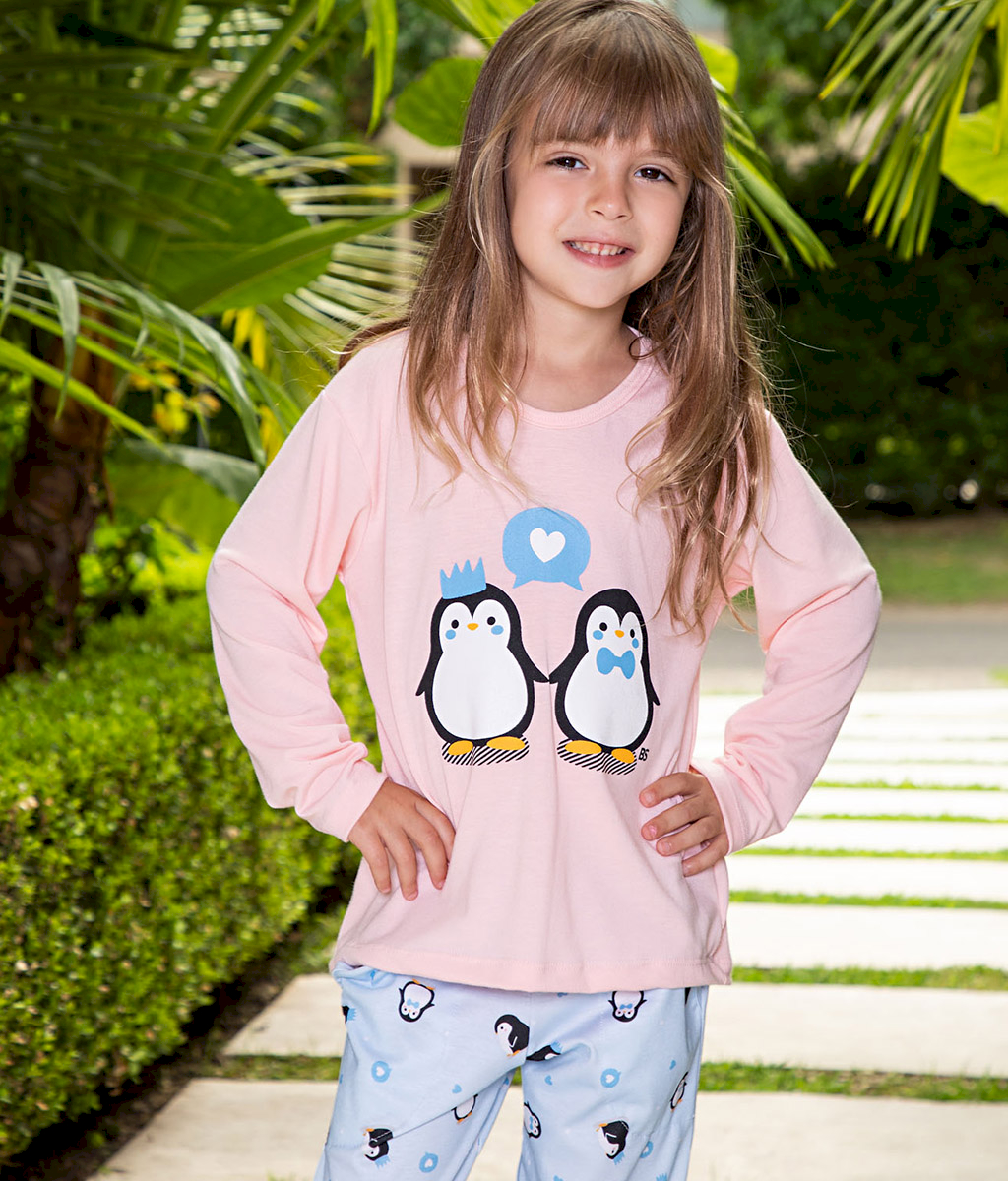 Pijama infantil PINGUIN FW - Bianca Secreta