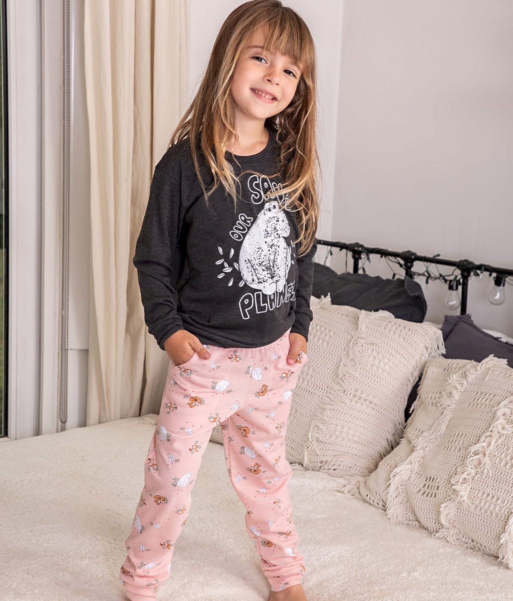 Pijama infantil PLANET Aw - Bianca Secreta