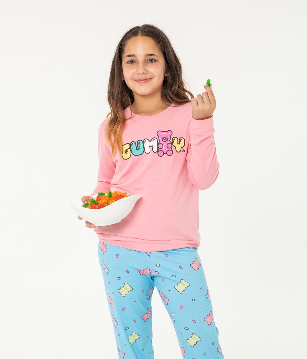 Pijama Infantil Gummy FW - Bianca Secreta