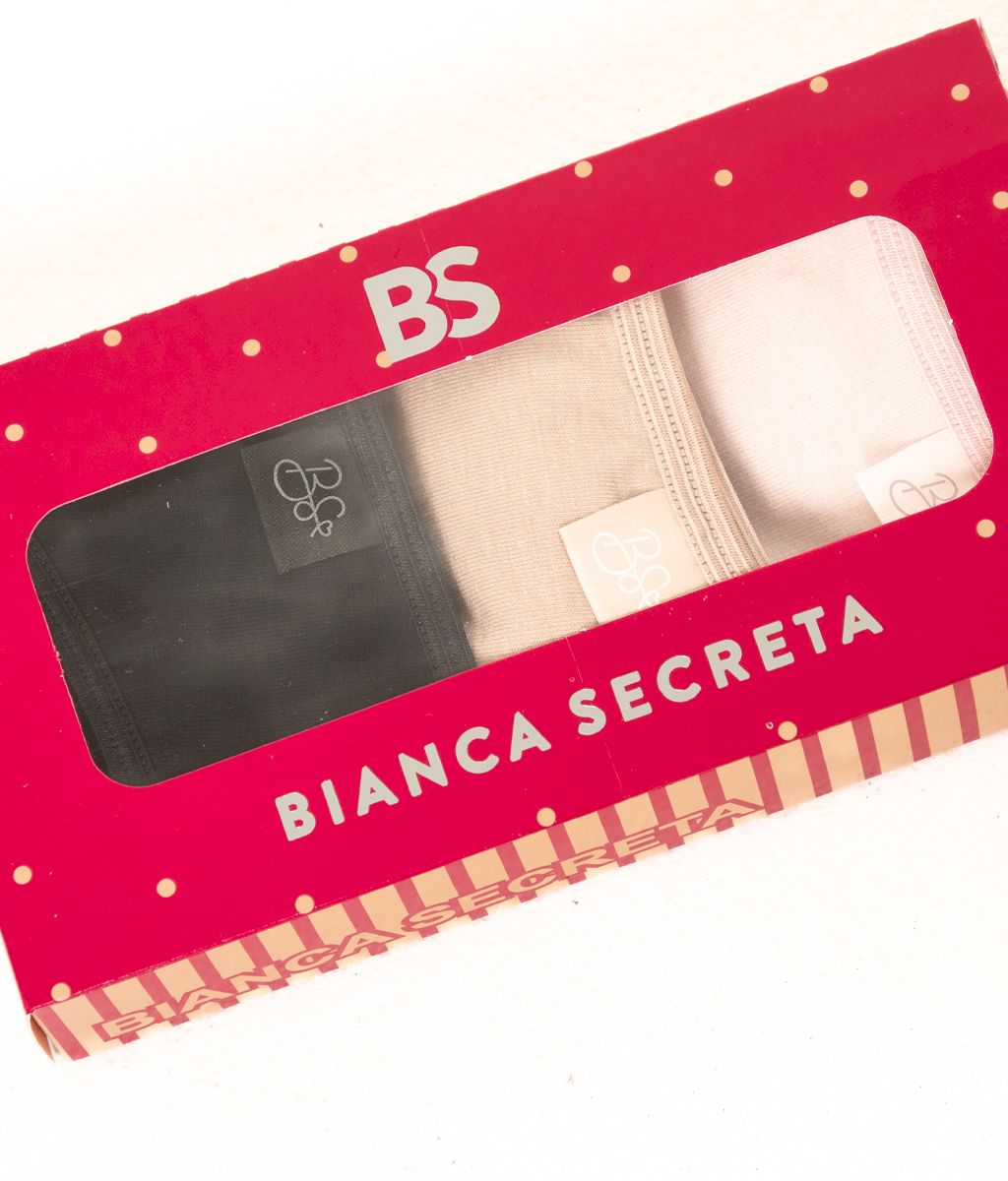 Pack x 3 Vedetina Algodón BASICS - Bianca Secreta