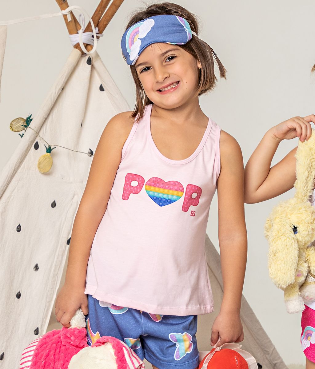 Pijama Infantil POP Plus Size SS - Bianca Secreta