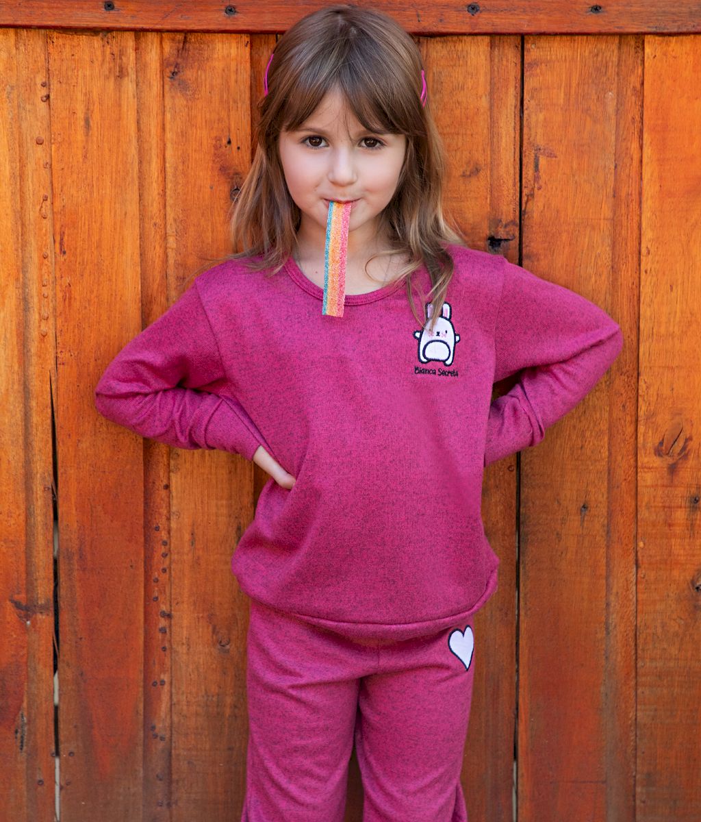 Pijama Infantil BUNNY Plus Size AW - Bianca Secreta