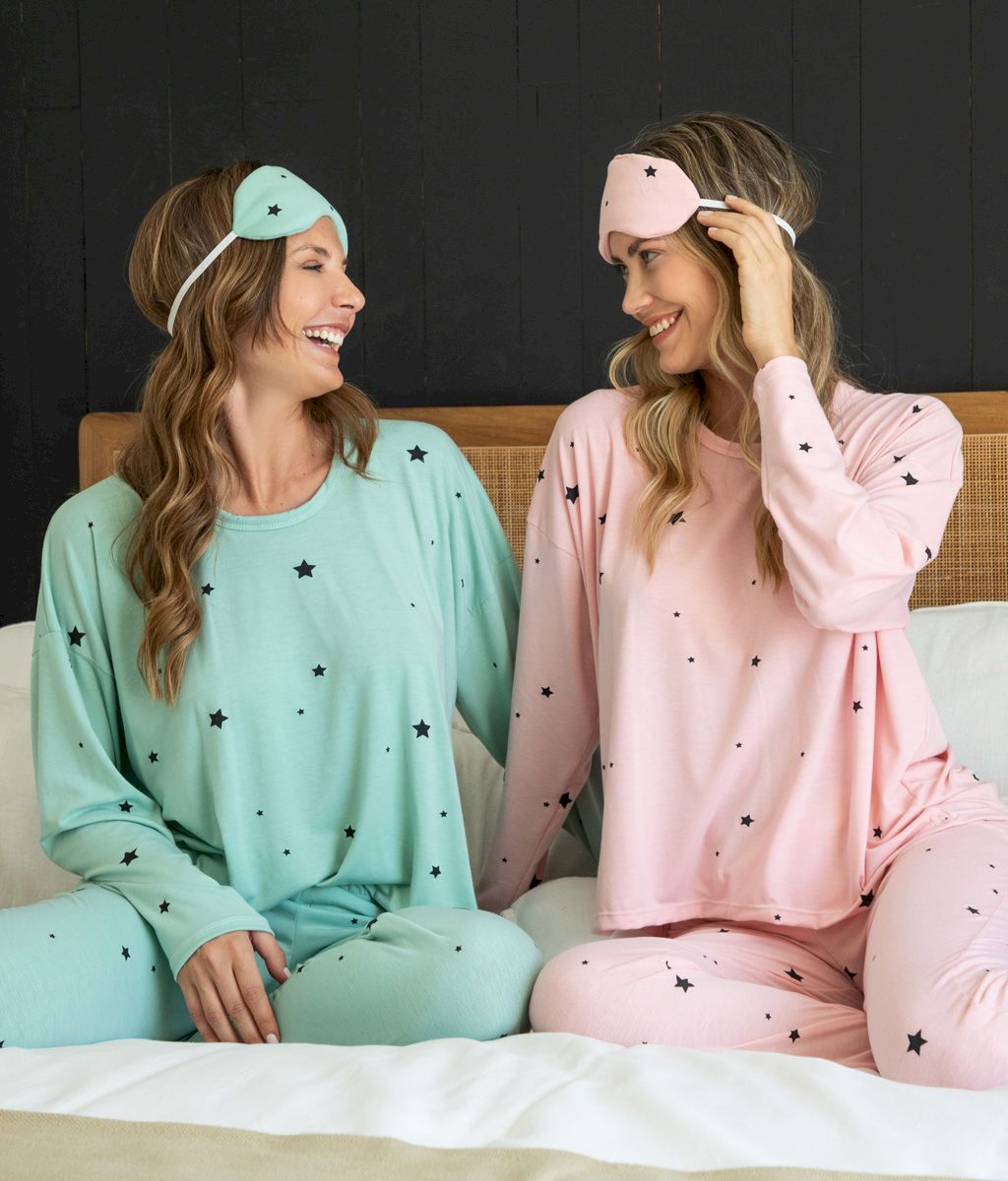 Pijama STARS Plus Size AW - Bianca Secreta